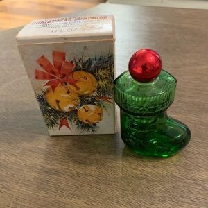 Vintage Avon Christmas Surprise Green Boot with Red Cap
Charisma Cologne